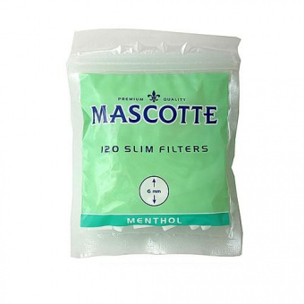 Фильтры Mascotte Slim menthol 6mm (120)